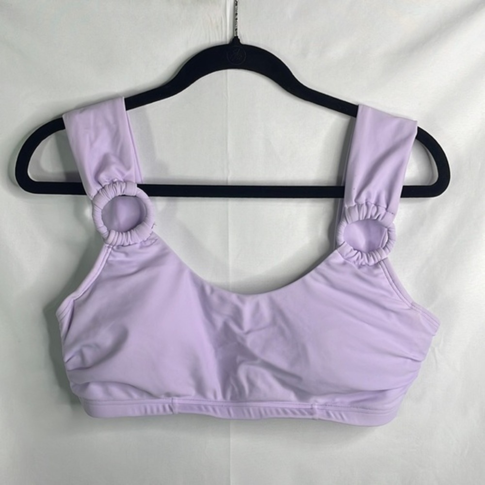 Gabifresh x swimsuits for all lavender swim top